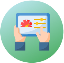 Contrôle en temps réel avec recommandations du modèle d'irrigation.